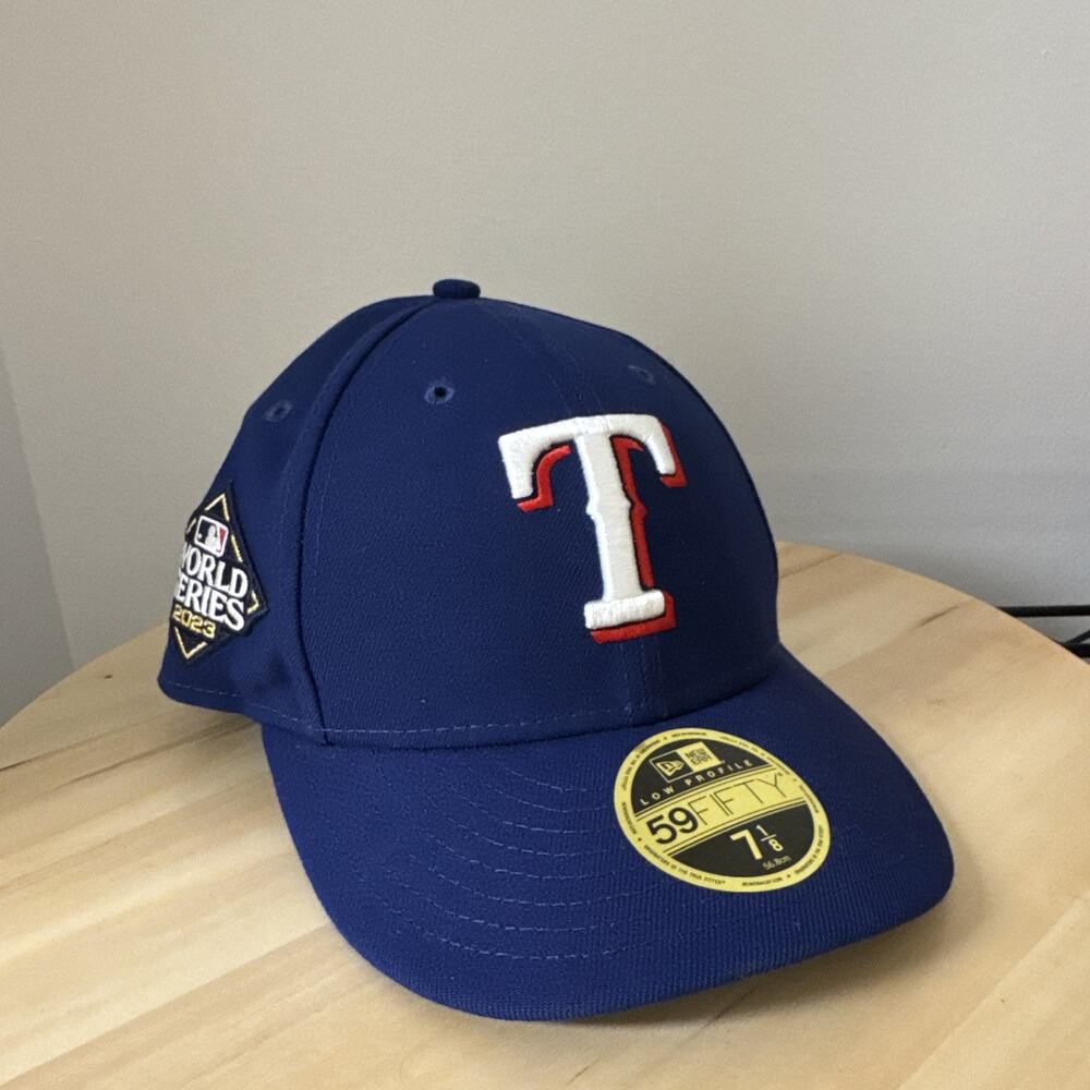 Texas Rangers 2023 World Series Champions Patch Low Profile 59fifty Fitted 7 1/8